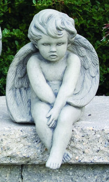 Sitting Angel Ourdoor Statue Meditating